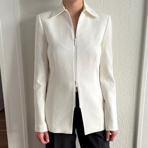 Lafayette 148 Double Zip Blazer